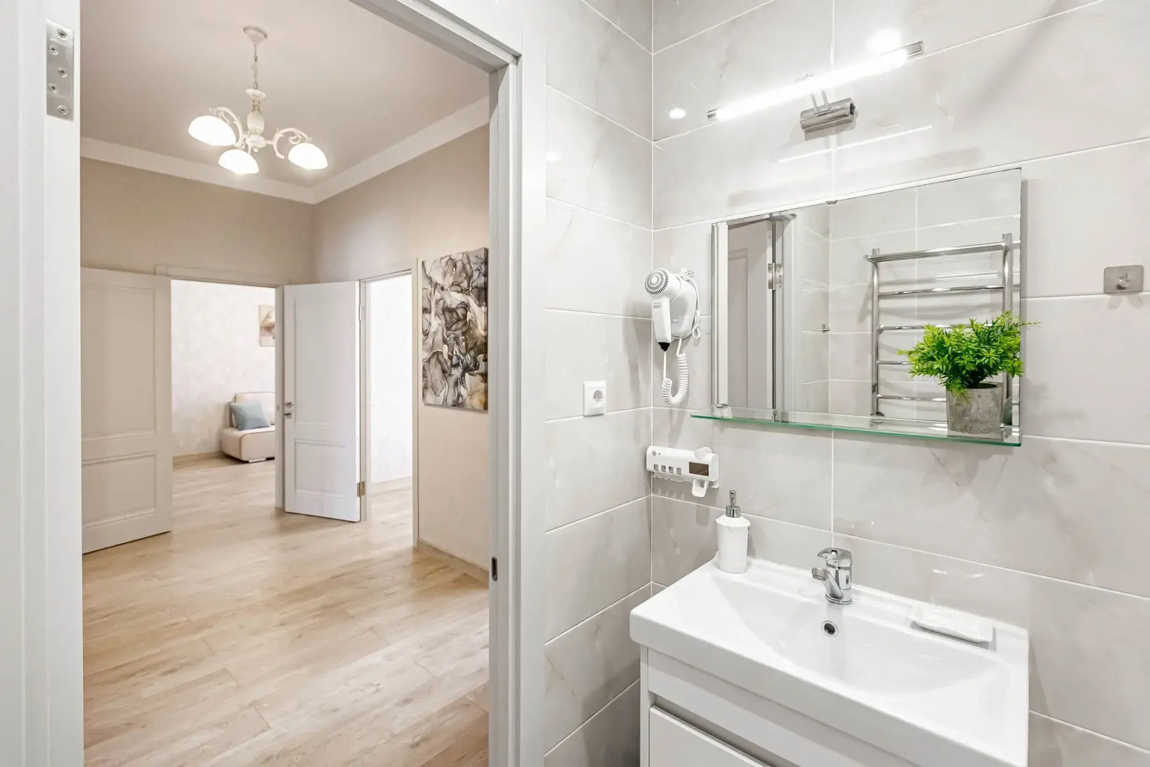 Апартаменты Двухкомнатная квартира у парка