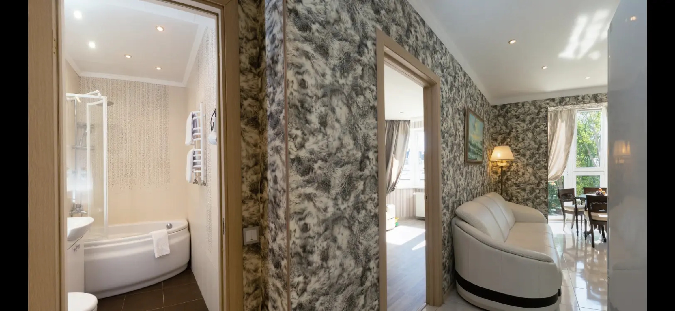 Апартаменты White and fluffy