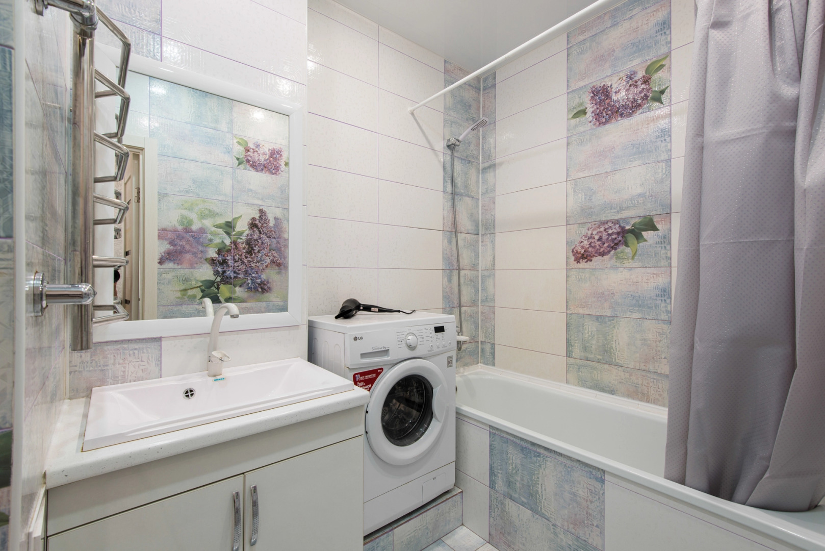 Квартира 2-к у залива в новом доме на Пирогова 2/2 от RentAp, 6 сп.мест