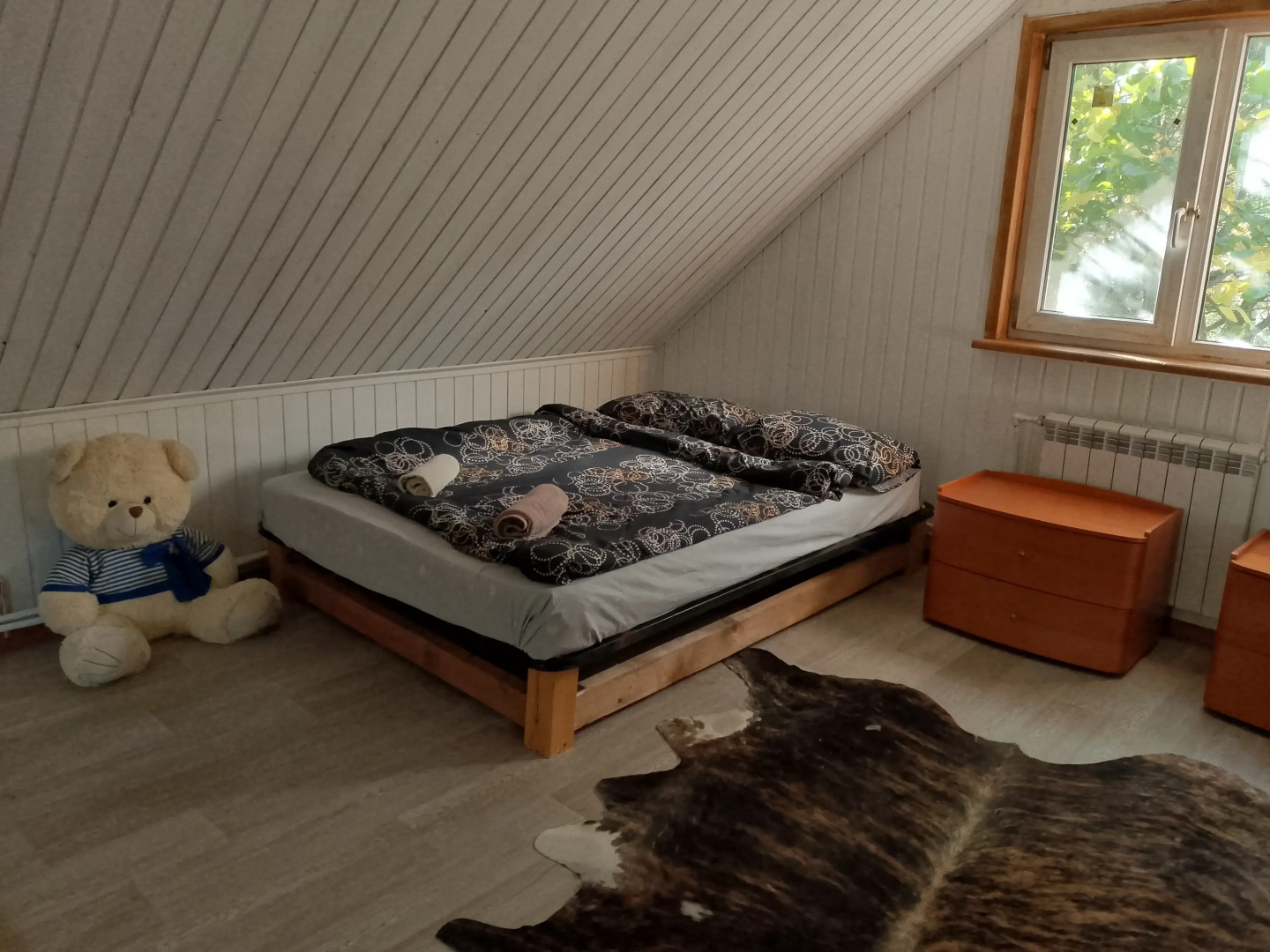 Частный дом Домик с Баней в Саду