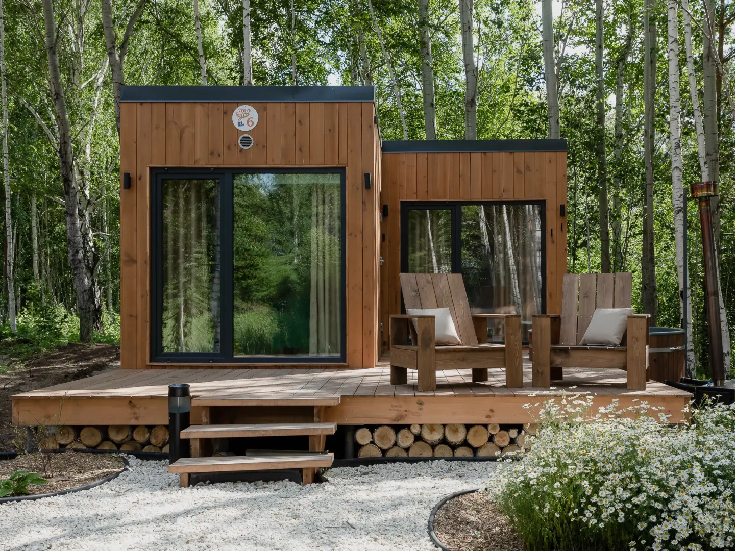 Глэмпинг Лесной отель Yolo