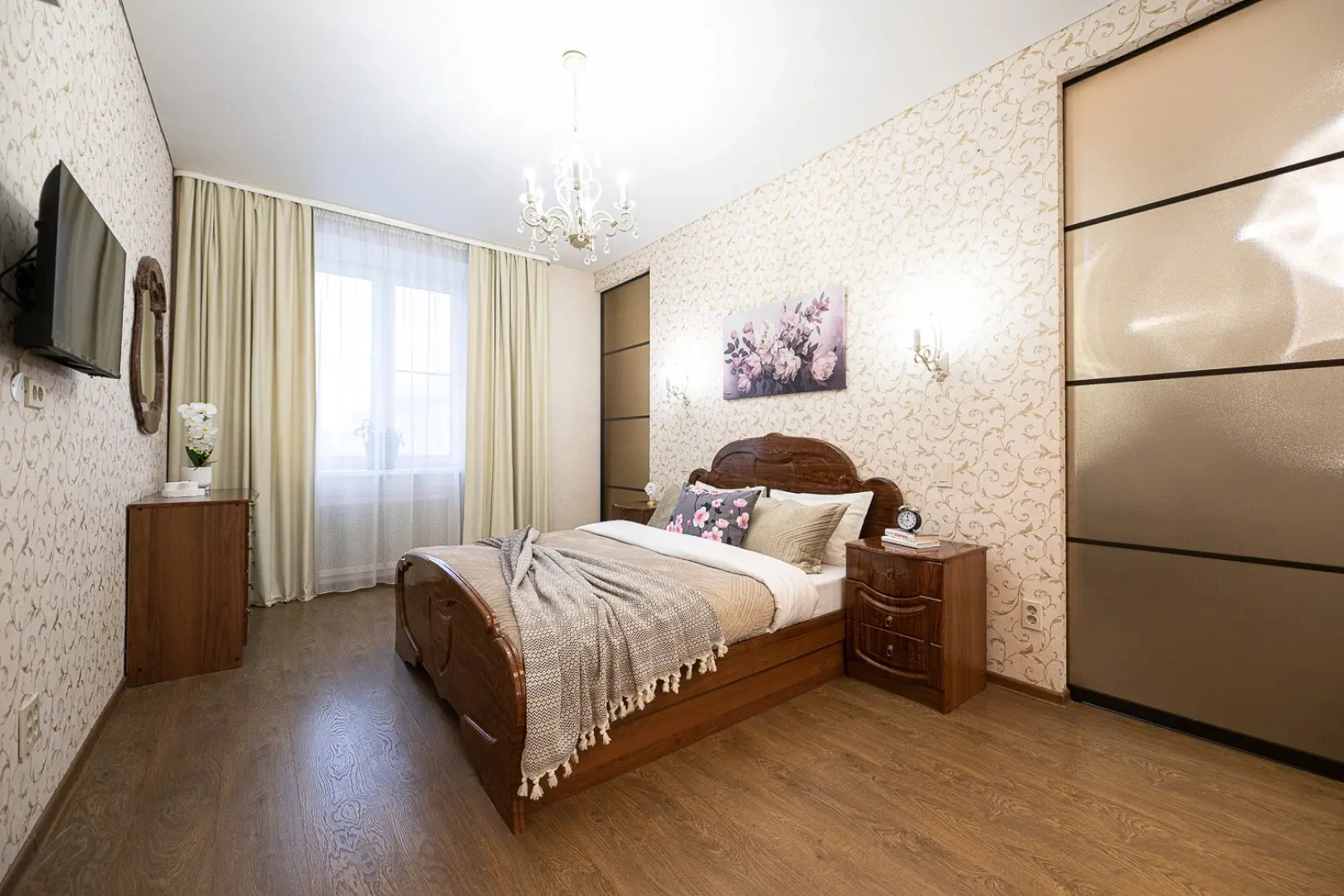 Апартаменты Пять Звёзд Красивая Квартира с Джакузи