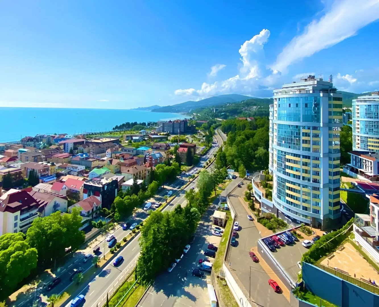 Квартира Студия с Шикарным Видом на Море Магнолия