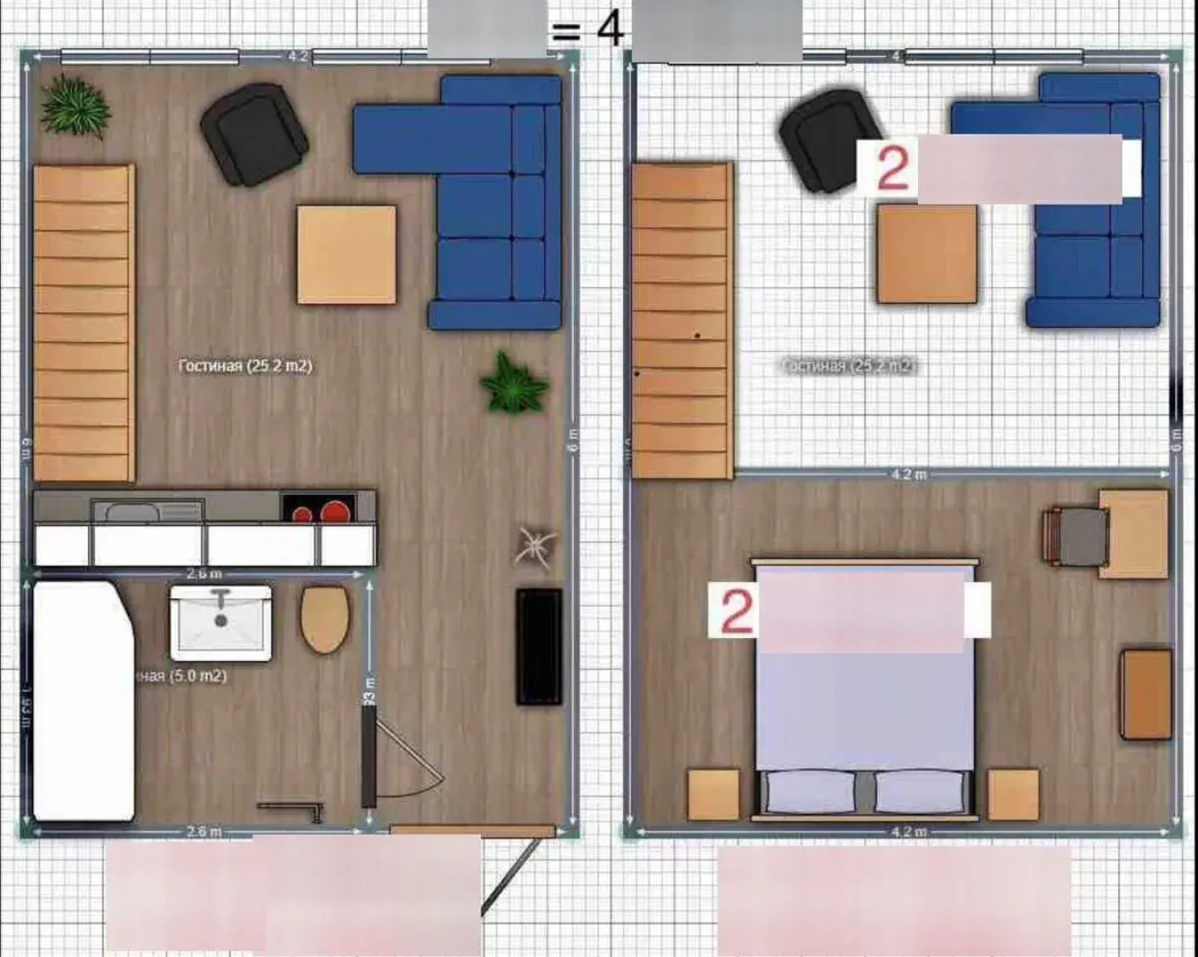 Квартира на Трудовом переулке 1А