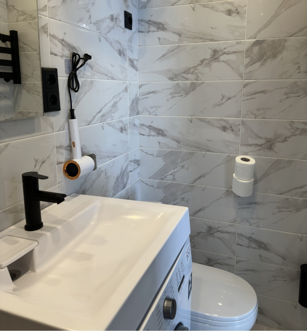 Апартаменты Атмосфера Черно белая