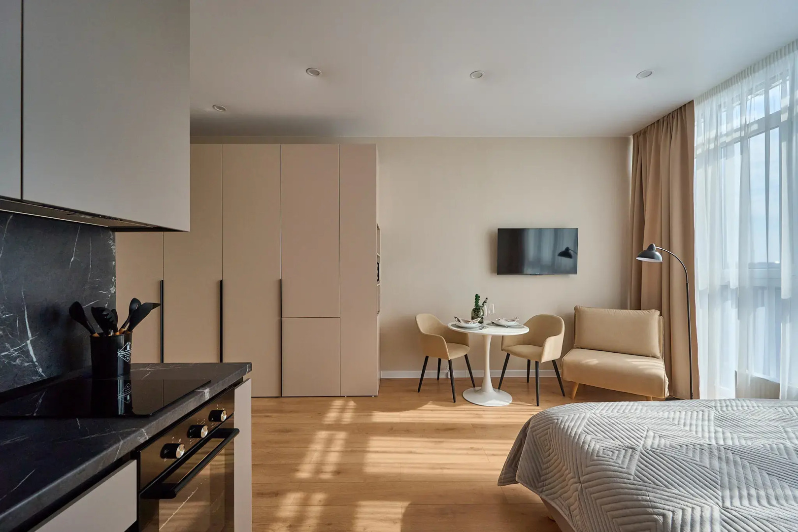 Квартира Ваниль -стильная в ЖК Самолет