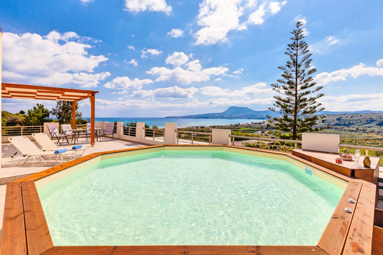 Вилла di Creta Heated Poo