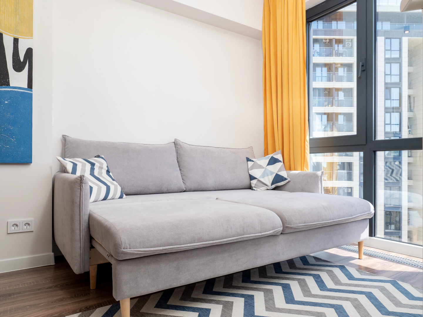 Квартира Дизайнерская со одной спальней