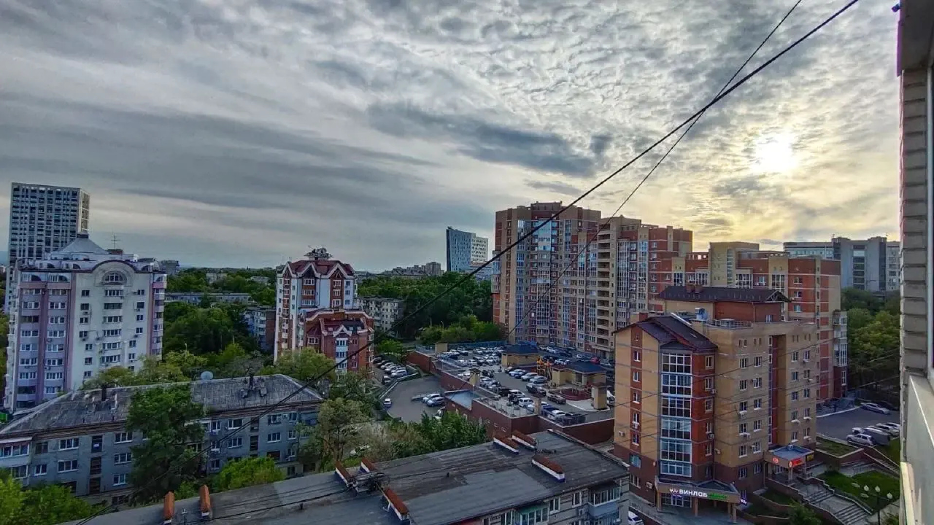 Квартира с видом на город в центре Хабаровска