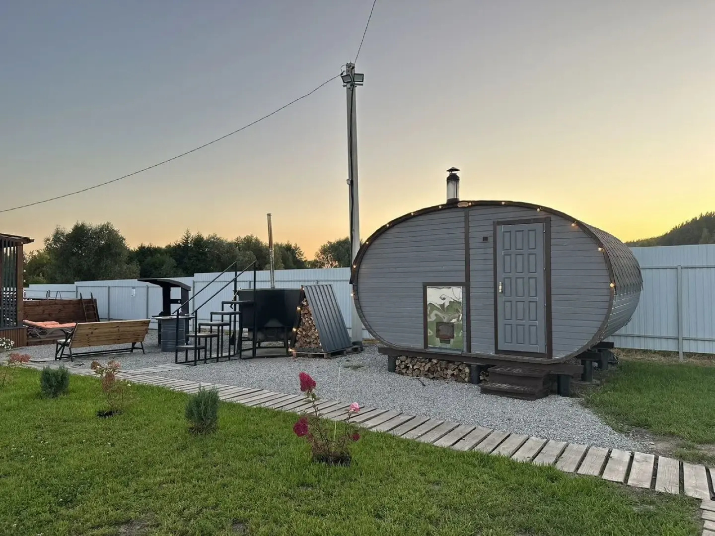 Частный дом с баней и чаном Загородный оазис