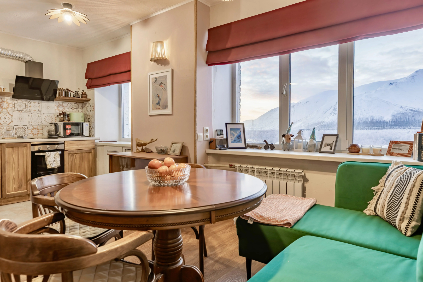 Квартира 2-комн Ностальгия с видом на горы