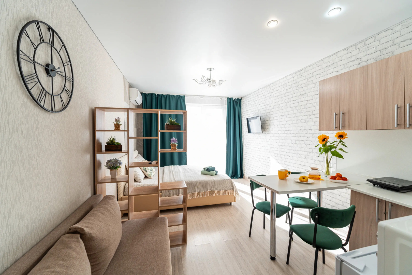 Апартаменты студия с видом на море в Мысхако от LetoApart