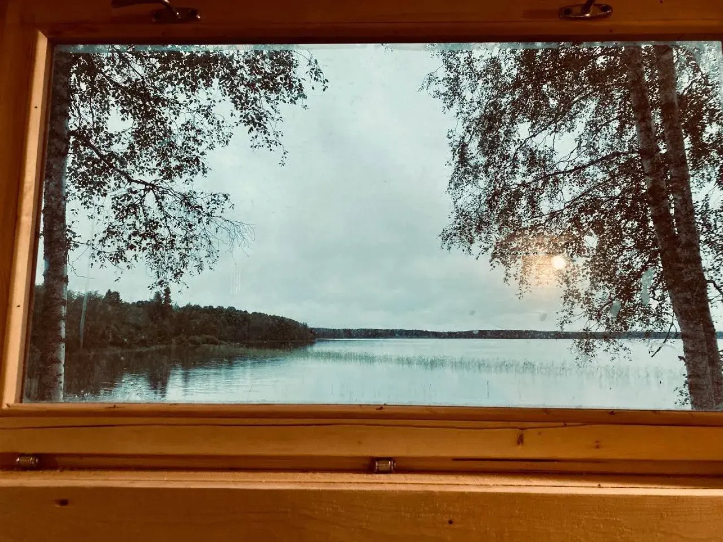 Шале с баней на берегу озера