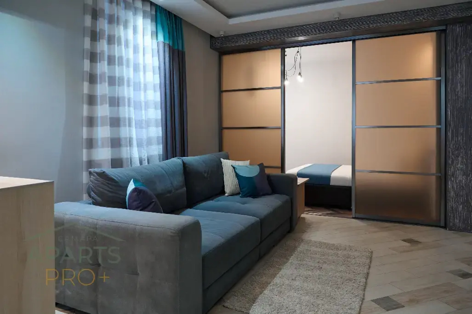 Квартира Aparts Pro Стильная студия у Волги в ЖК Бриг на 7 этаже