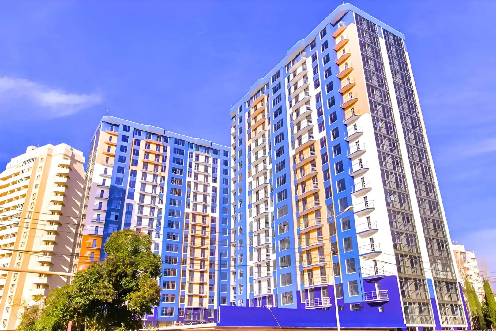 Квартира Студия с видом на горы Happy Moments