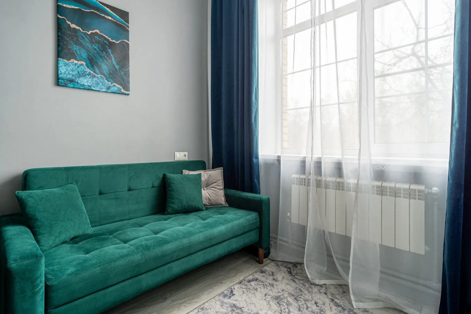 Квартира Студия Emerald Room у МЦД Вешняки