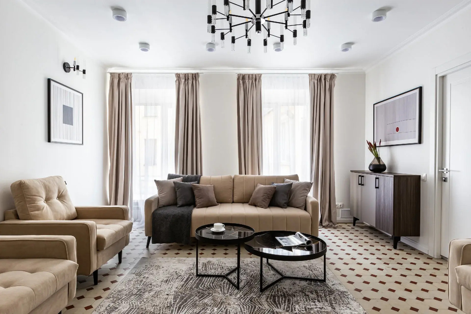 Апартаменты LetYourFlat "Benua" (3 спальни)