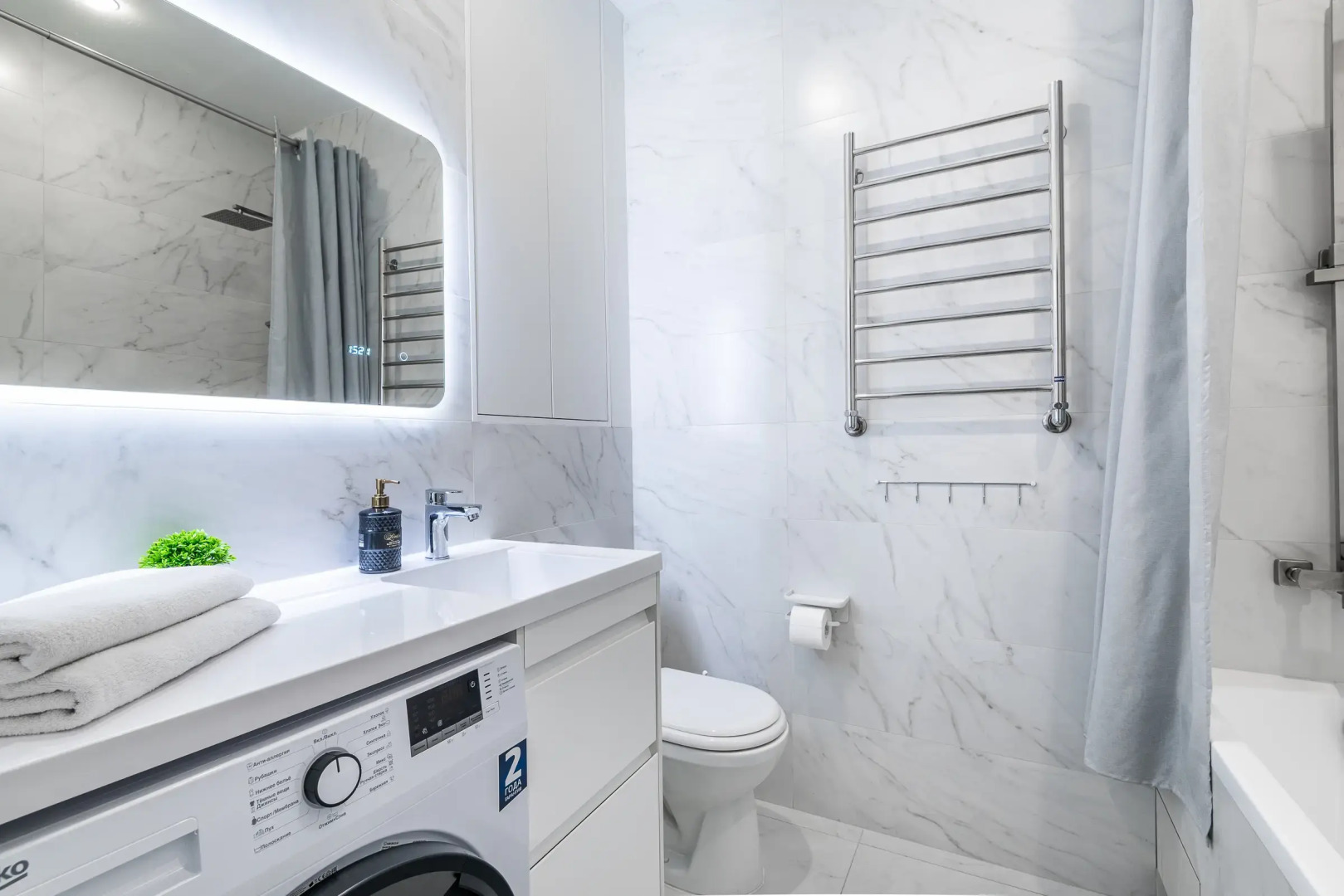 Квартира студия на сутки Парк Челюскинцев Кондиционер Wi-Fi Подходит для командировок и отдыха