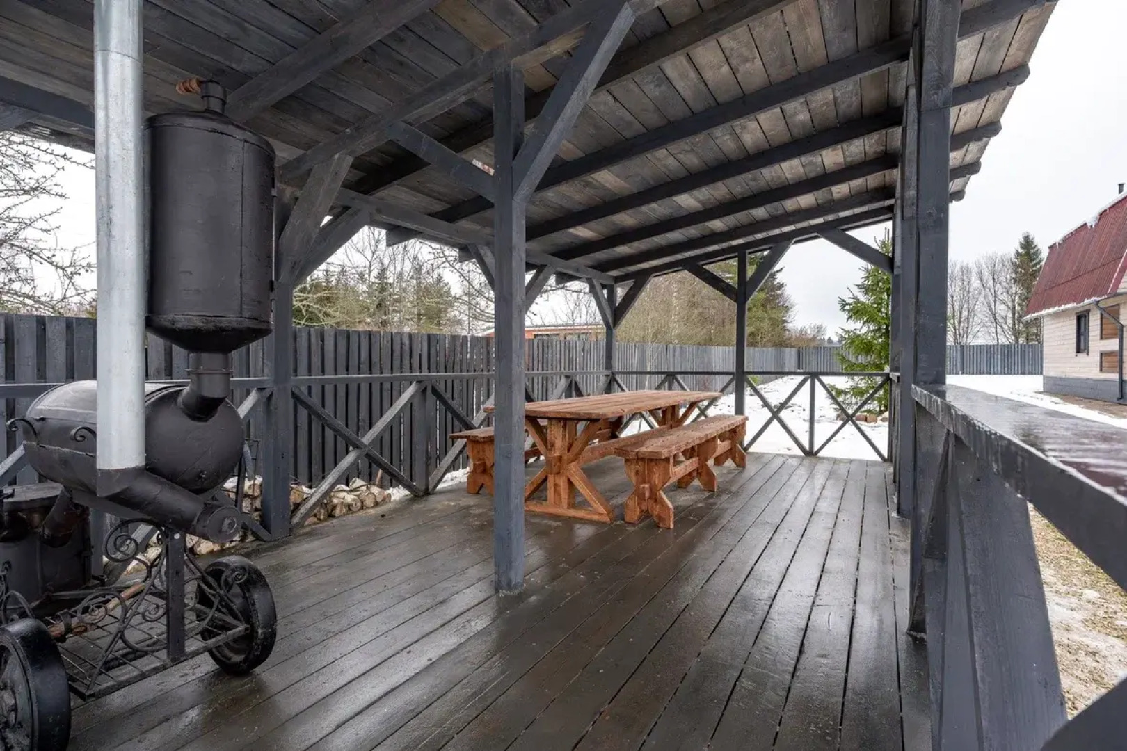 Частный дом с камином. Комфортный отдых. До 9 гостей