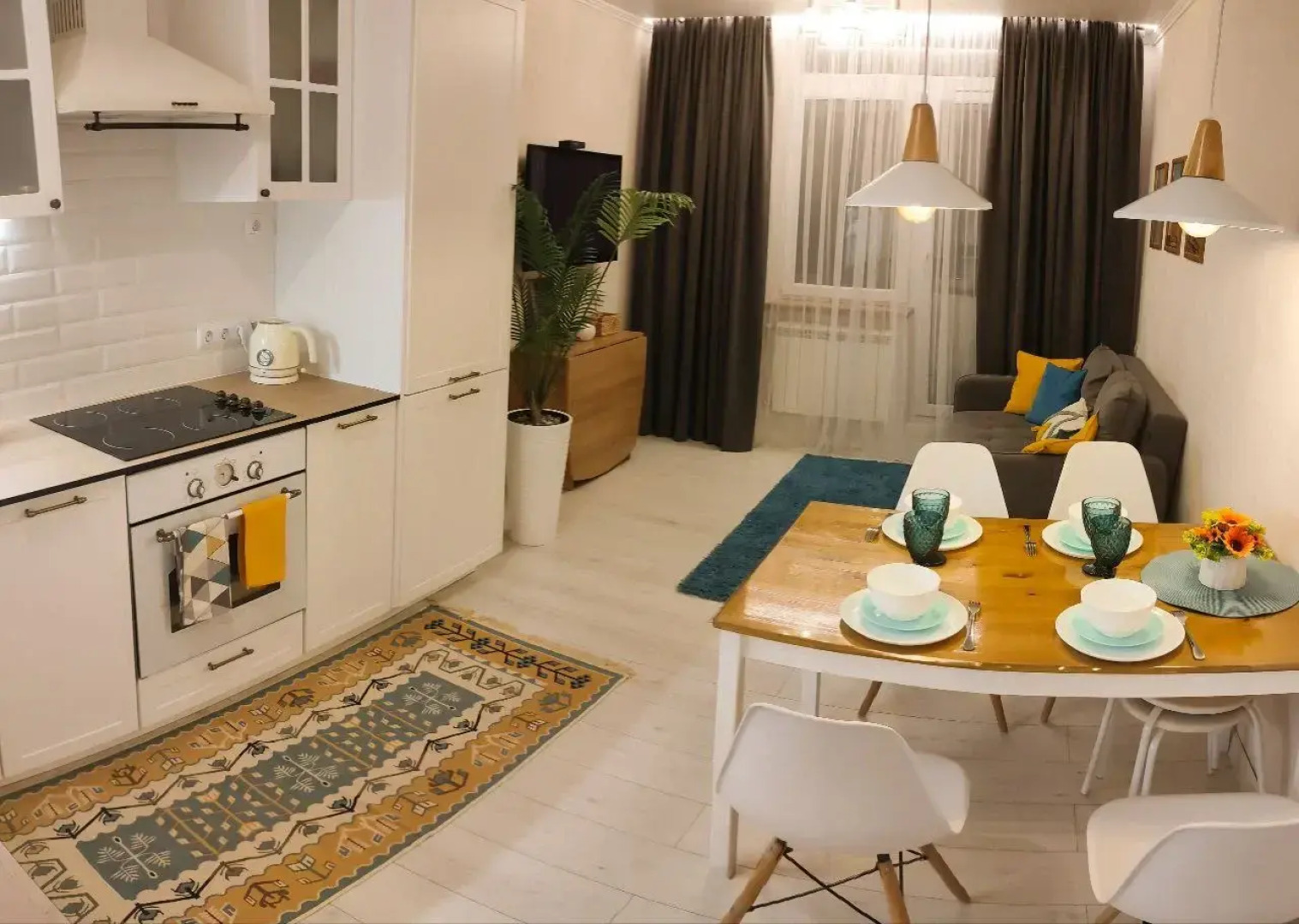 Квартира Евро-трёшка у моря