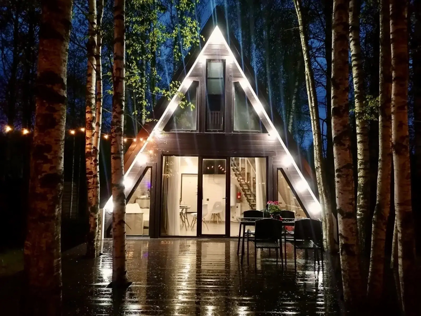 Частный дом А-фрейм в Таменгонте