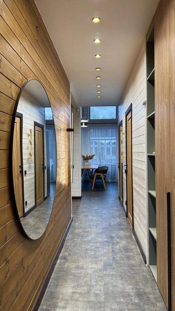 Частный дом с бассейном и баней