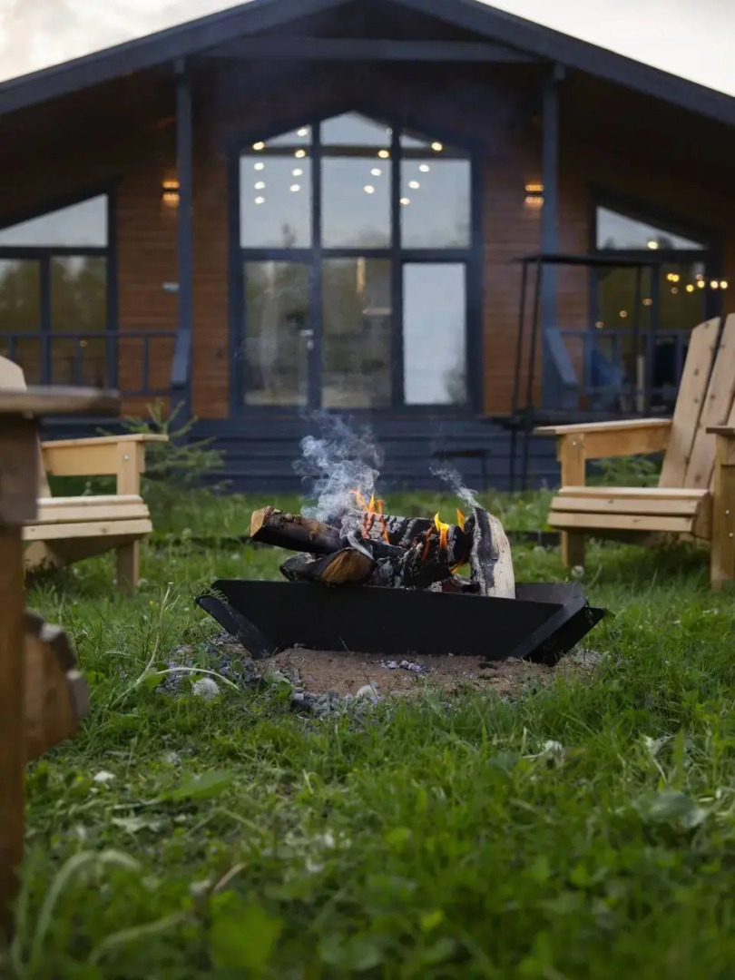 Частный дом с большим сибирским банным чаном