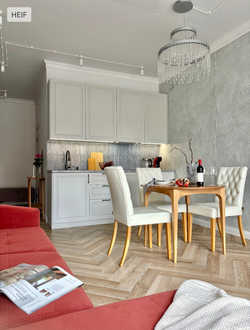 Квартира Новая с видом на горы и балконом