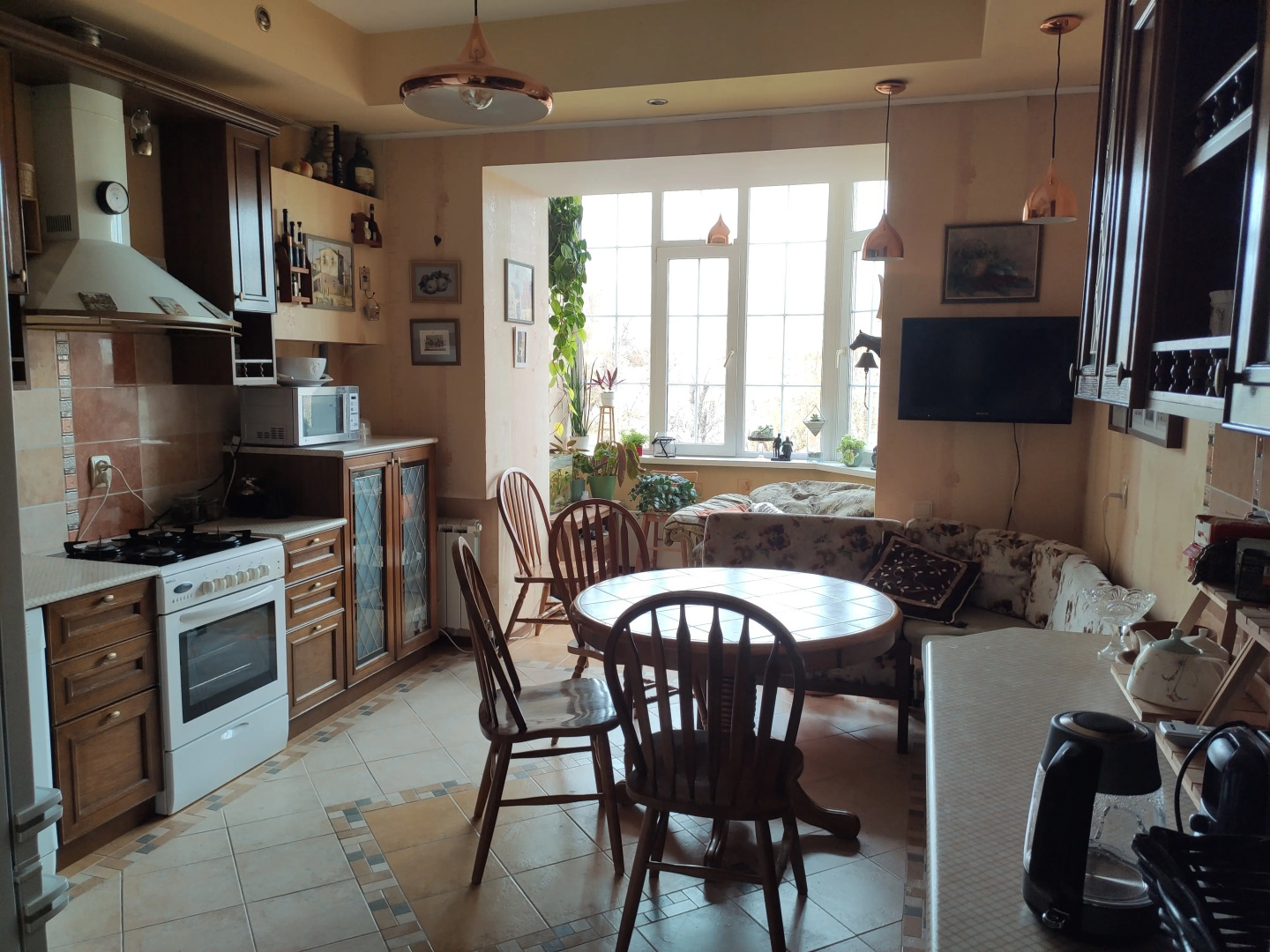 Квартира с камином в пяти минутах от центра