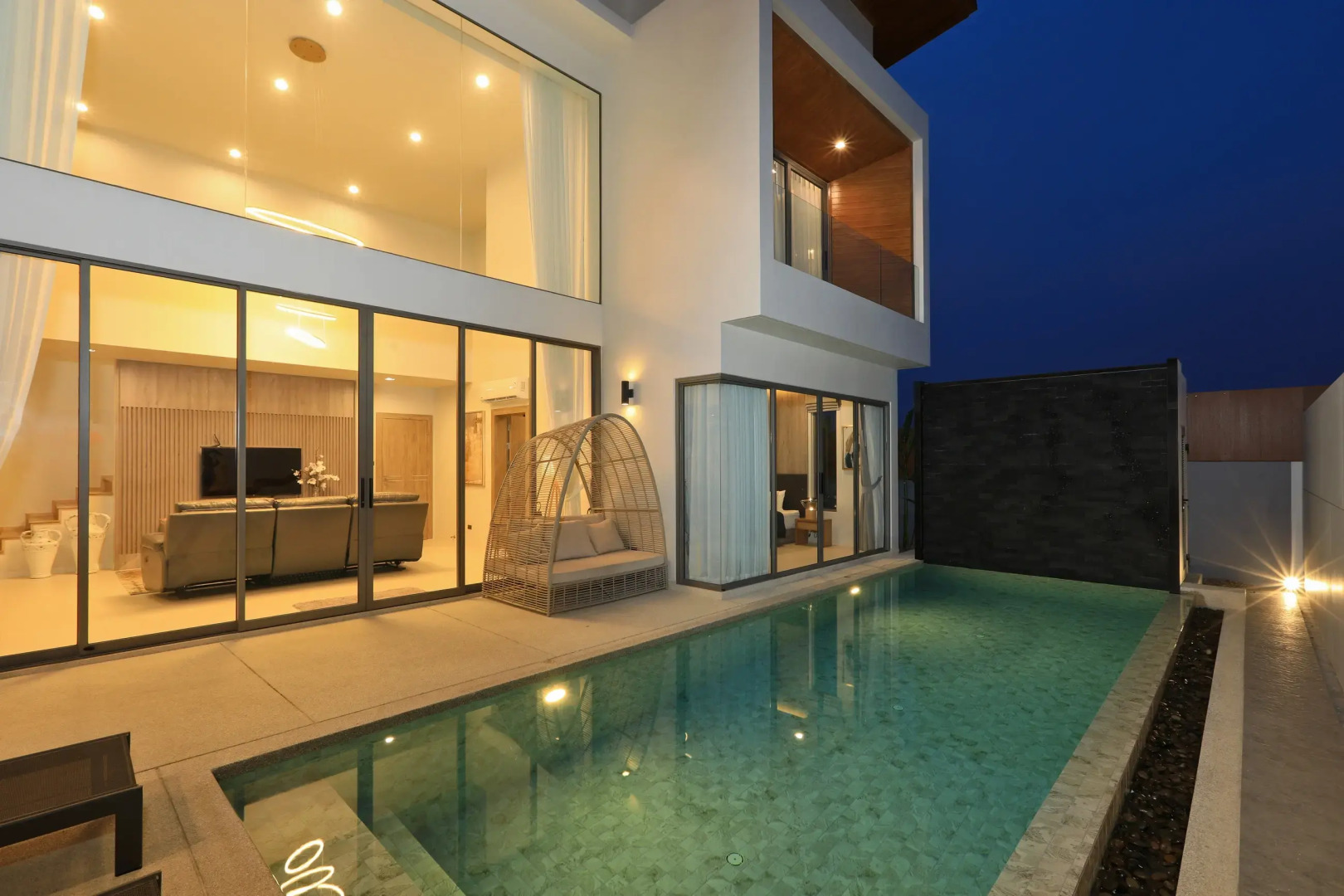 Вилла New Zenithy 3 спальни частный бассейн рядом с пляжем Банг Тао Zen-9