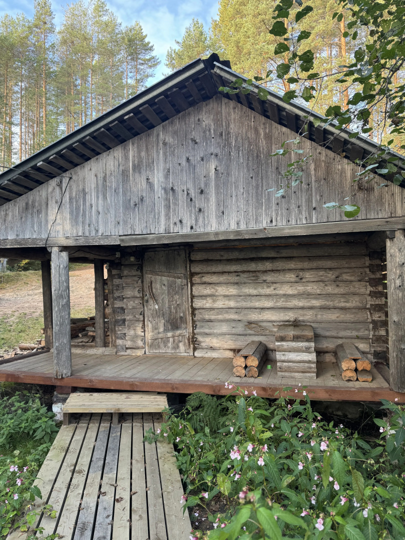 Частный дом Ретро-дача в Карельской деревне