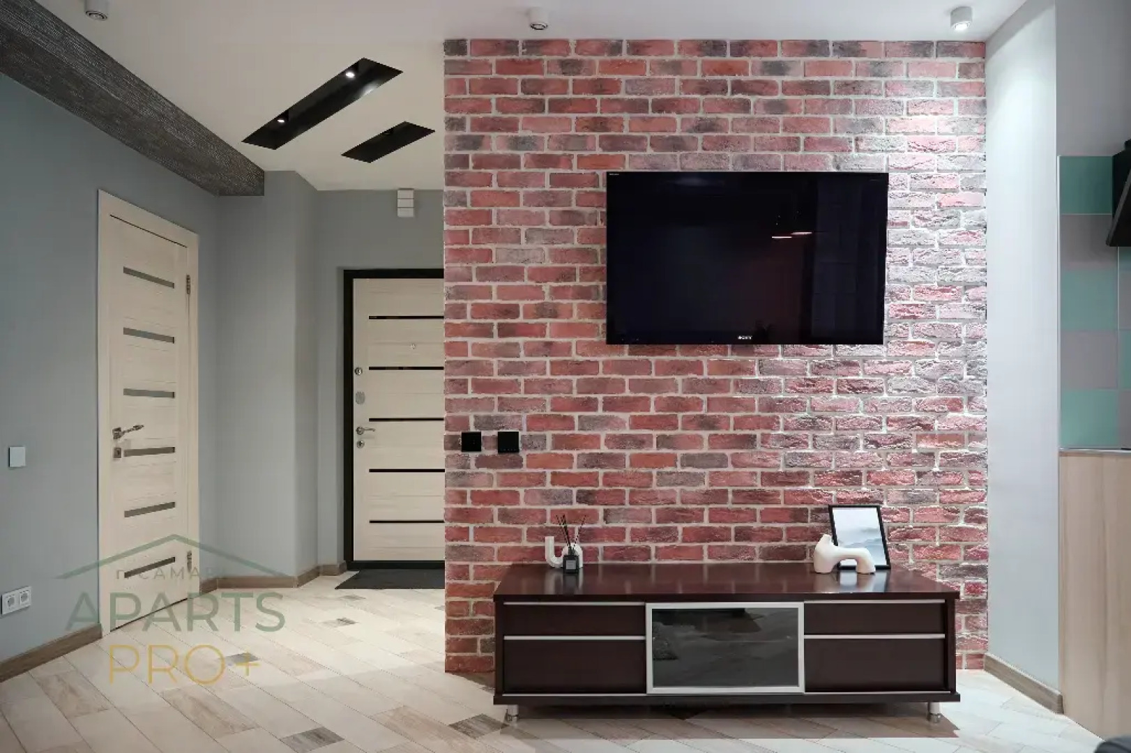 Квартира Aparts Pro Стильная студия у Волги в ЖК Бриг на 7 этаже