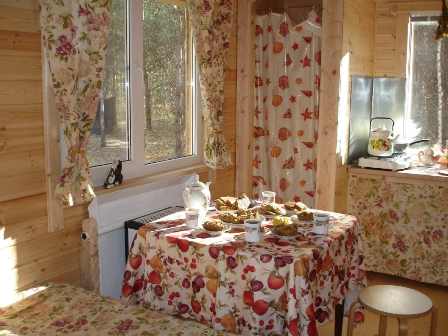 Апартаменты Уютный дом на природе в лесу