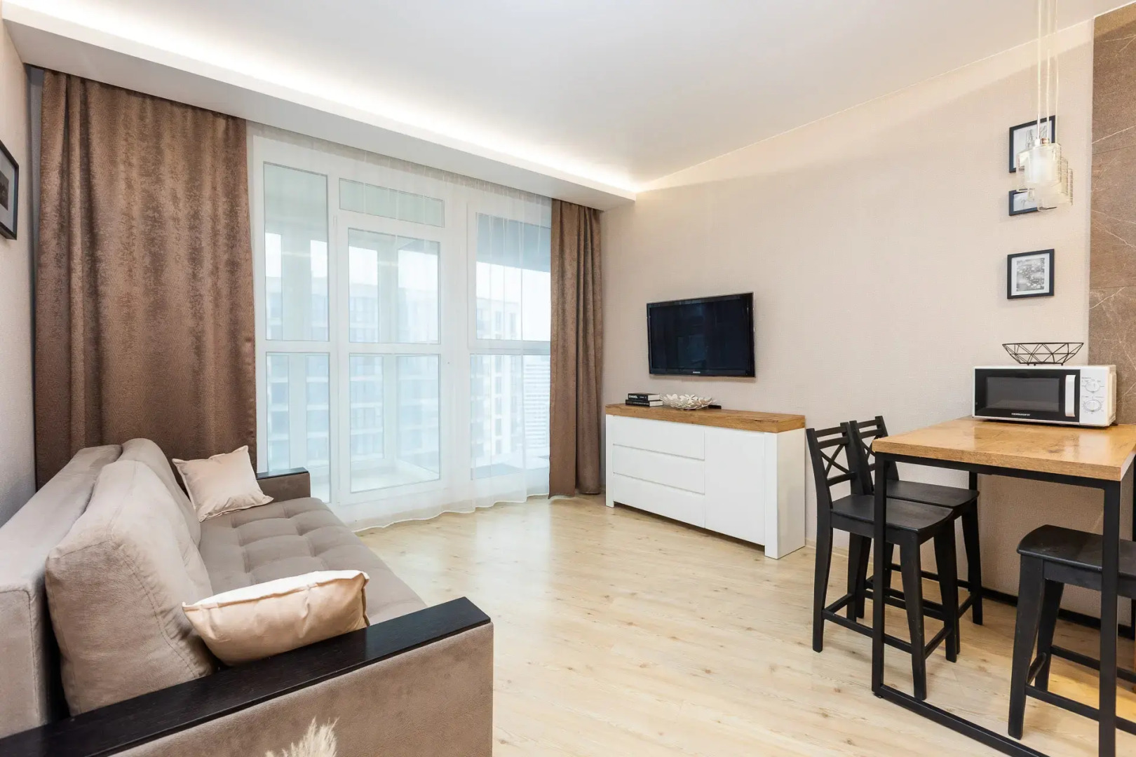 Апартаменты Уютная студия в ЖК "Минск Мир" (дом "Ницца")