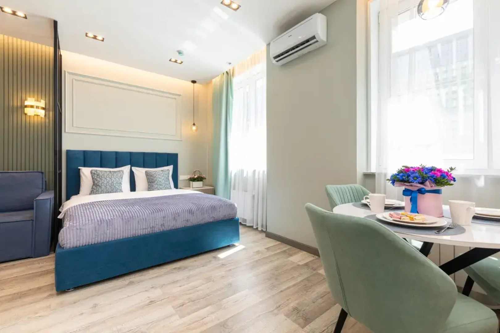 Апартаменты «Голубика, комфорт» в районе ВДНХ «Эстет Апарт»