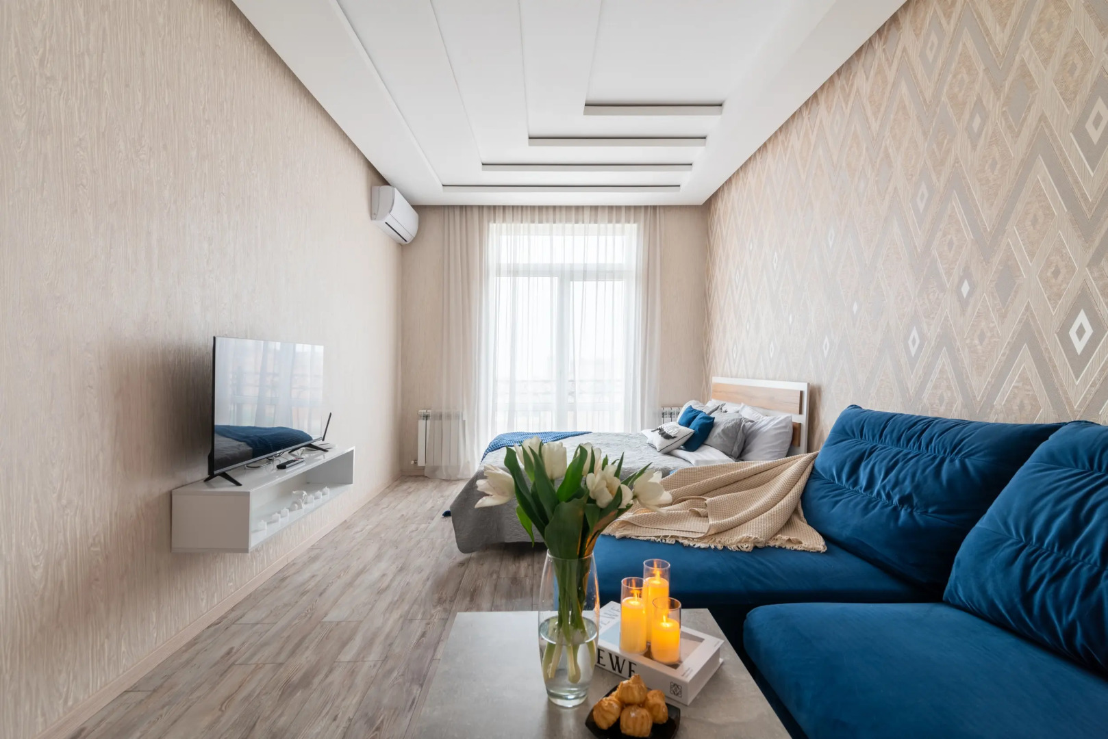 Апартаменты в центре с видом на город