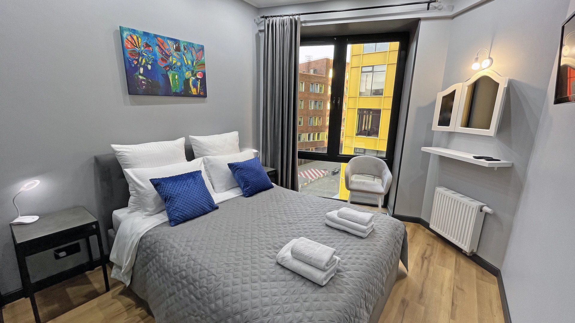 Квартира Уютные апартаменты Prime Blue в ЖК Савеловский Сити в центре Москвы