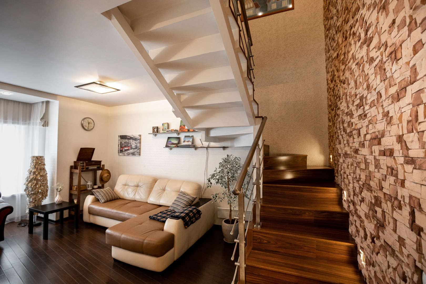 Апартаменты Семейный Таунхаус с Камином и Сауной