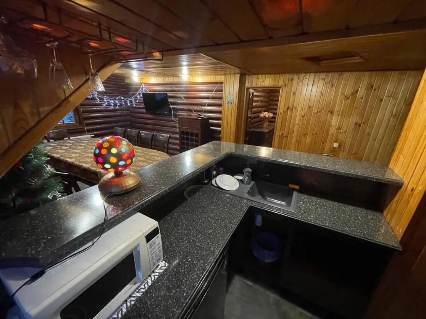 Дом для отдыха с баней и бассейном WoodRay