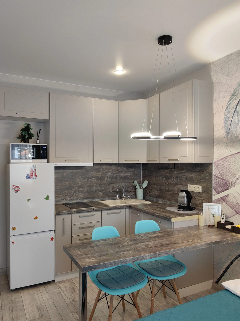 Квартира-студия с видом на горы