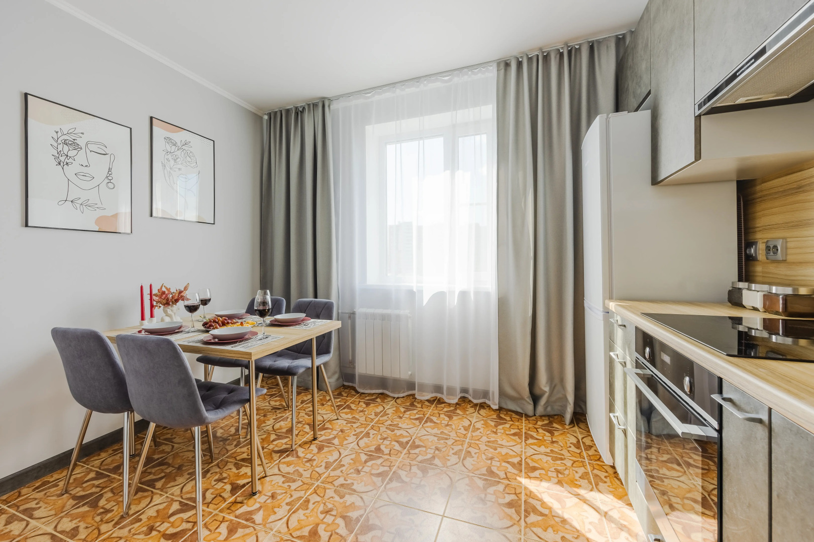 Апартаменты двухкомнатные Prudius Apart у Лахта центра