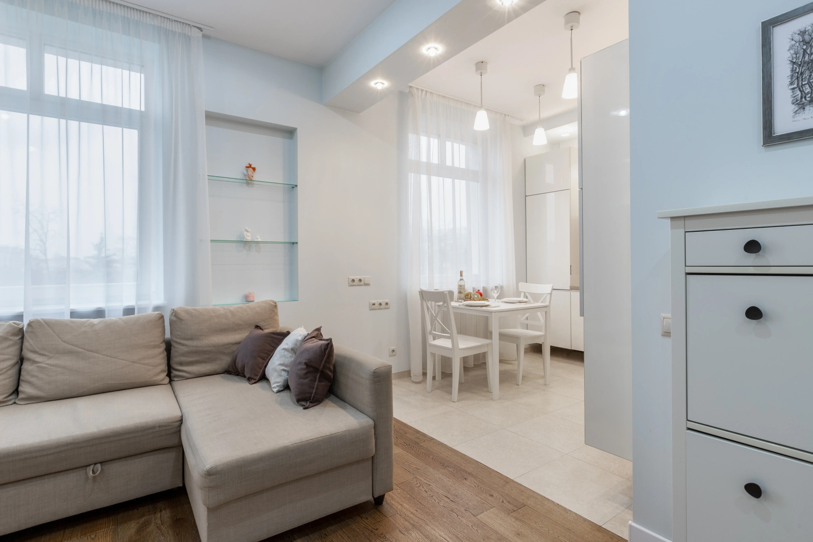 Апартаменты 4-х местные люкс с видом на Свислочь