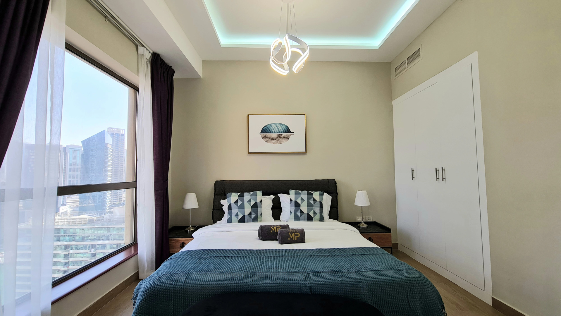 Апартаменты Marco Polo - High-rise 1BR Apt with Amazing Marina Views