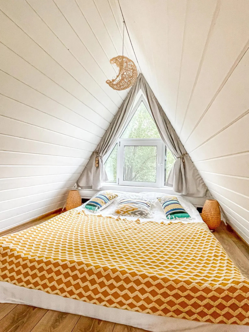 Глэмпинг А у реки