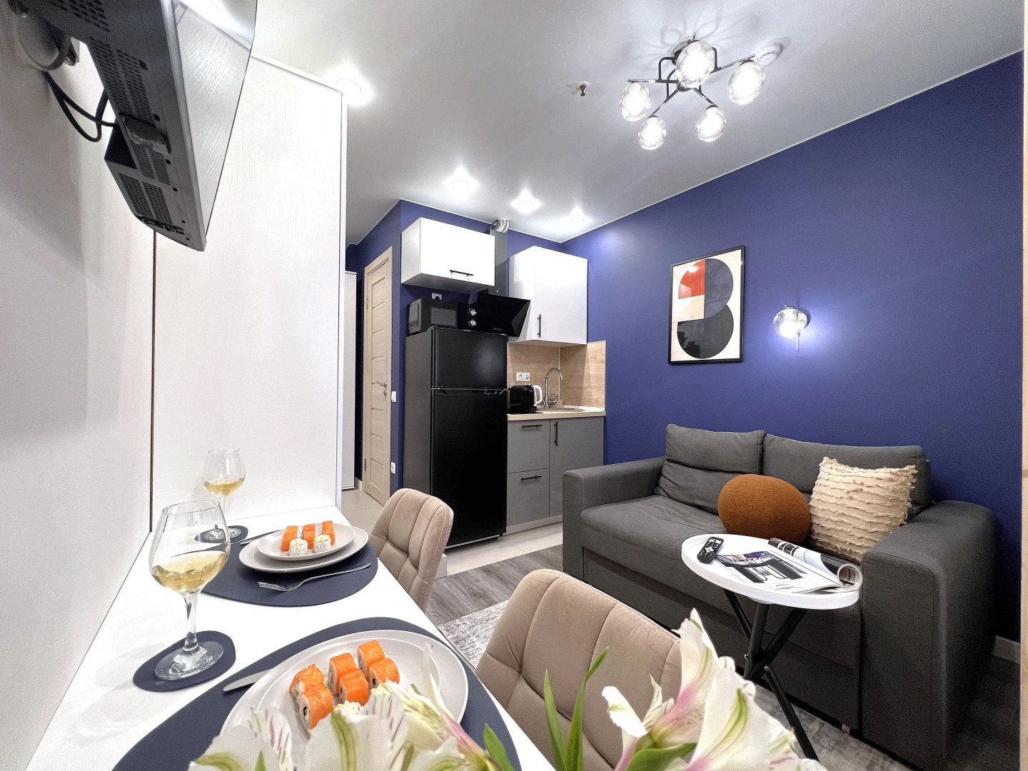 Апартаменты Студия с видом на Центральный мост