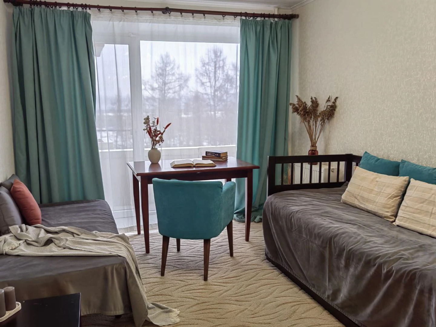 Квартира большая двухкомнатная у леса и озера