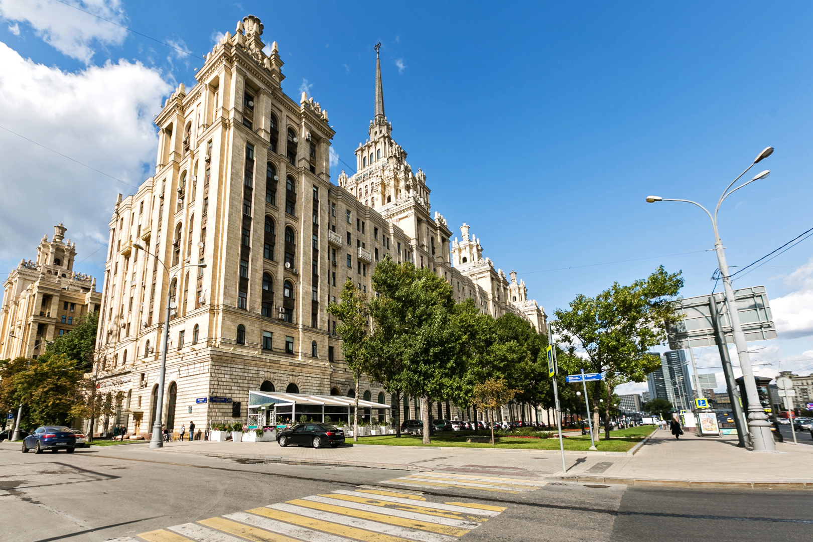 Historical tower on Kutuzovsky