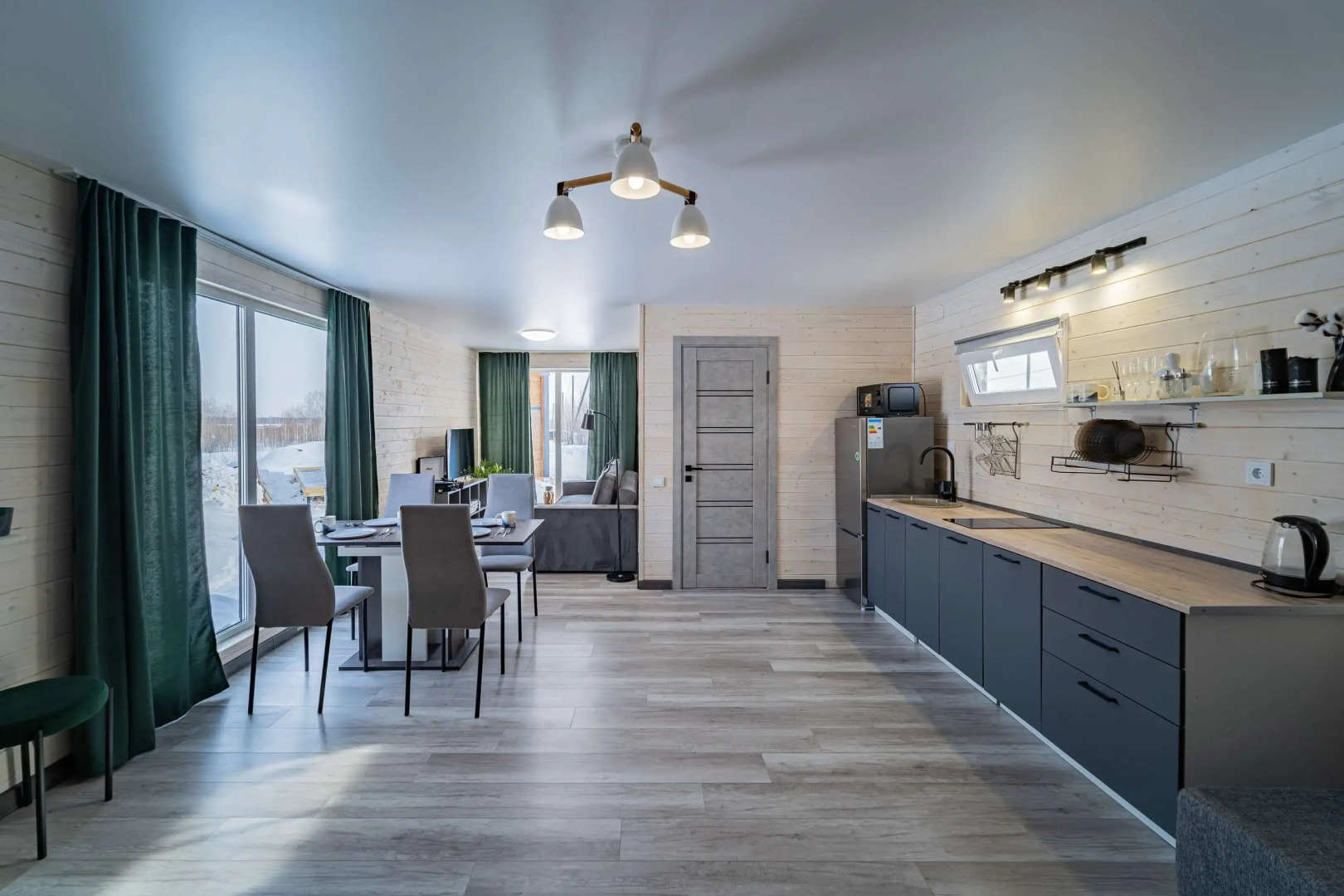 Частный дом Волна для компании до 8 человек в деревне Ключи