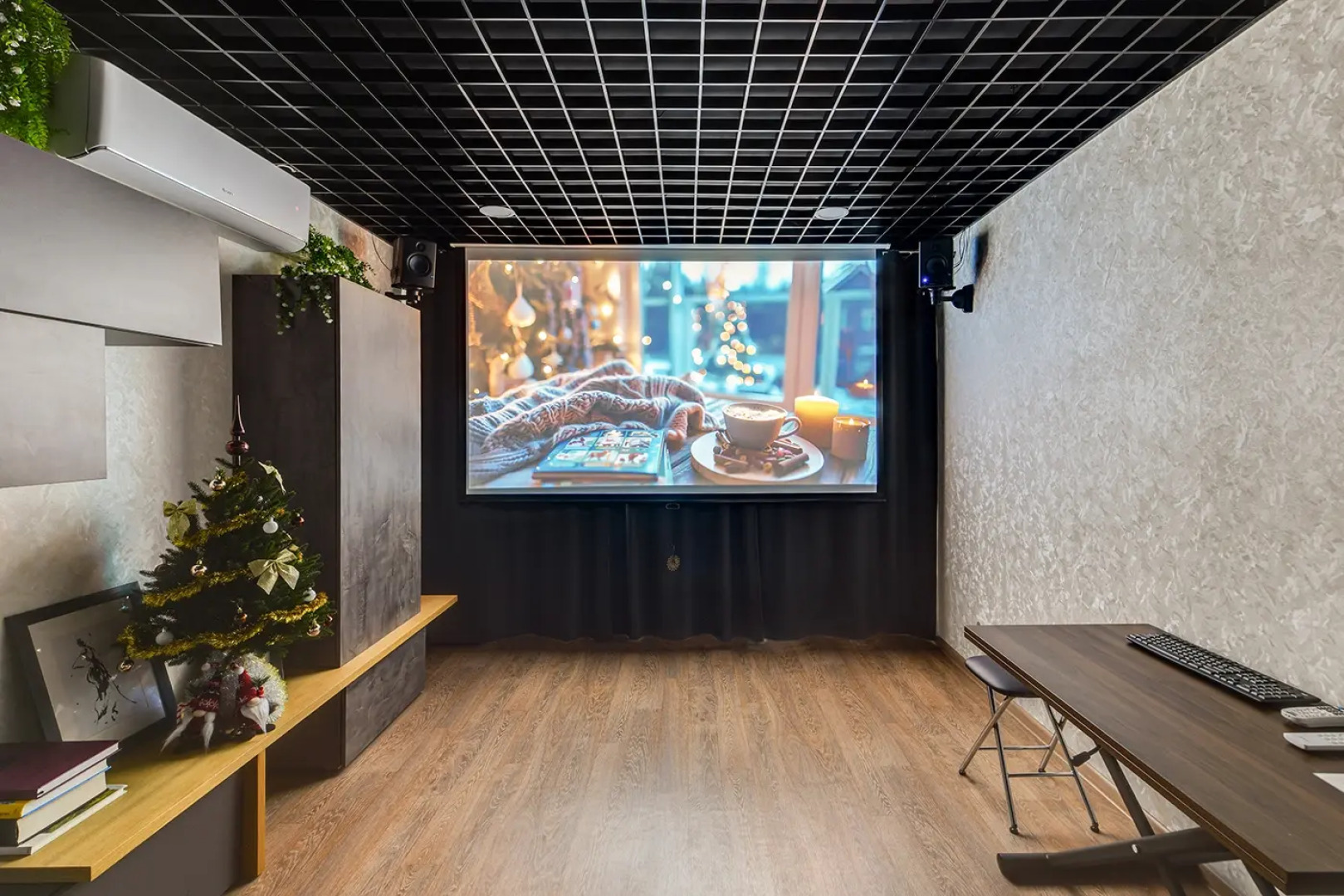 Квартира Домашний Кинотеатр с Дизайнерским Ремонтом