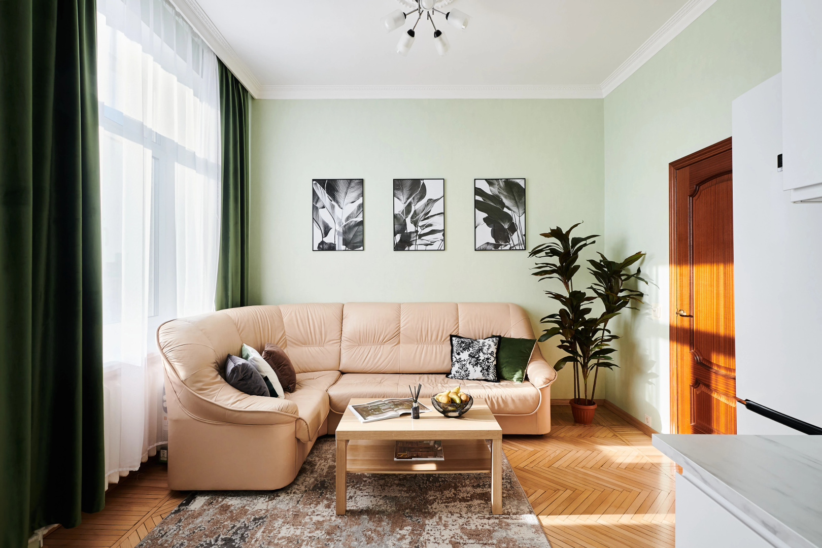 Квартира GM Apartments Трёхкомнатная с видом на Тверскую